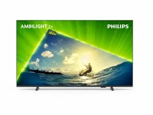 Philips TV 55PUS8209/12, 55" 4K Ultra HD QLED, 3840x2160, DVB-T/T2/T2-HD/C/S/S2, 60Hz, Ambilight 3, Pixel Precise UHD, HDR+, Titan OS, Dolby Atmos, VRR, 3*HDMI, 2*USB, 802.11n, 20W RMS, Black