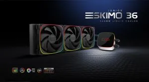 Geometric Future водно охлаждане Water Cooling - Eskimo Junior 36 White - LGA1700/AM5