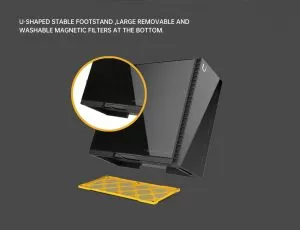 Geometric Future Case EATX - Model 6 Cezanne Black