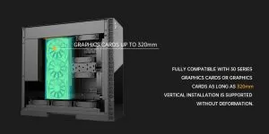 Geometric Future Case EATX - Model 6 Cezanne Black