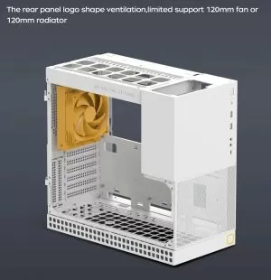 Geometric Future кутия Case EATX - Model 4 Lancelot White