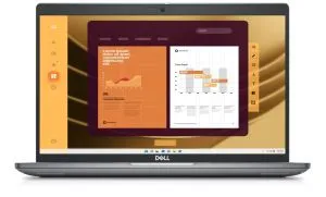 Лаптоп Dell Latitude 5450, Intel Core i5-1335U (12 MB cache, 10 cores, up to 4.6 GHz), 14.0" FHD (1920x1080) AG IPS 250nit, 8 GB: 1 x 8 GB, DDR5, 5600 MT/s, 512 GB SSD PCIe M.2, Intel Iris Xe, FHD IR Cam and Mic, WiFi 6E, FPR, Backlit Kb, Ubuntu, 3Y PS