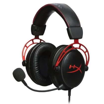Căști de gaming HyperX Cloud Alpha, negru/roșu