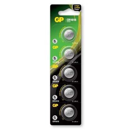 Baterie buton litiu GP CR 1616 3V 5 buc. într-un blister /preț pentru 1 buc./ GP