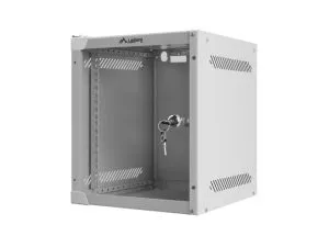 Communication cabinet Lanberg rack cabinet 10” wall-mount 6U / 280x310 for self-assembly (flat pack), gray