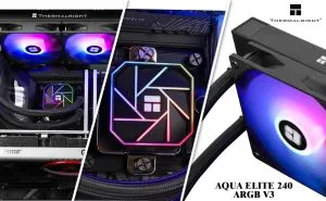 Thermalright водно охлаждане Water Cooling Aqua Elite 240 Black A-RGB V3 - LGA1851/LGA1700/AM5