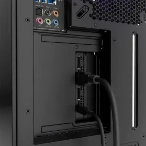 NZXT Vertical GPU Mounting Kit - GPU Holder & PCIe 4.0 Riser Cable