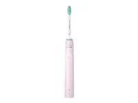 Periuță de dinți electrică PHILIPS Seria 3100 Senzor de presiune Design ergonomic subțire roz