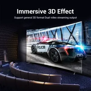 Cablu Vention Kabel - Display Port v1.2 DP M / M Negru 4K 5M - HACBJ
