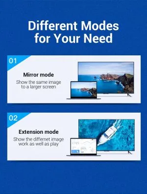 Cablu Vention Cablu DisplayPort la HDMI 1,5m - 4K, placat cu aur - HAGBG