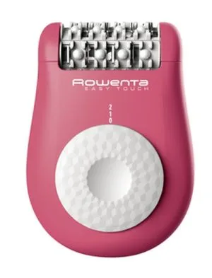 Epilator Rowenta EP1110F1, Easy Touch NEON Pink, compact, 2 speeds, cleaning brush, beginner attachment
