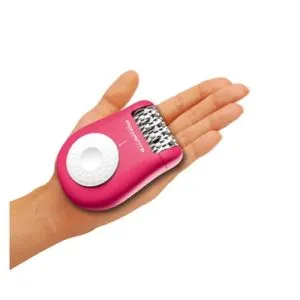 Epilator Rowenta EP1110F1, Easy Touch NEON Pink, compact, 2 speeds, cleaning brush, beginner attachment
