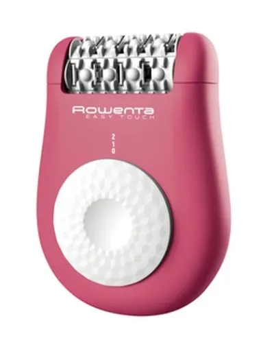 Epilator Rowenta EP1110F1, Easy Touch NEON Pink, compact, 2 speeds, cleaning brush, beginner attachment