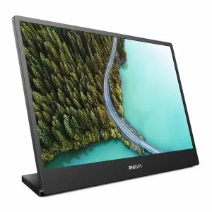 Monitor Philips 16B1P3302D, 15,6" IPS WLED, 1920x1080 la 60Hz, 5ms GtG, 250cd m/2, 700:1, DCR 20M:1, FlickerFree, Low Blue Light, Tilt, Pivot 2xUSB