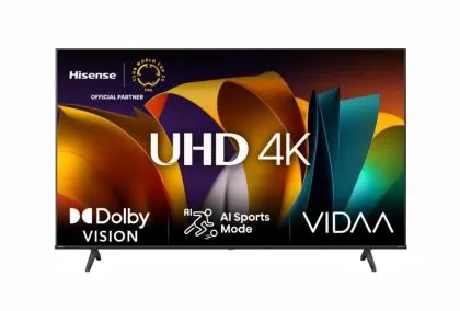TV Hisense 55" A6N, 4K Ultra HD 3840x2160, DLED, DFA, Precision Color, HDR 10+, HLG, Dolby Vision, DTS Virtual X, Smart TV, WiFi, Light Sensor, 1xHDMI2 eArc, 2xHDMI, 2xUSB, LAN, CI+, DVB-T2/C/S2, Black