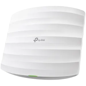 TP-Link EAP245 AC1750 Wireless Dual Band Gigabit Ceiling Mount Access Point, 450Mbps at 2.4GHz + 1300Mbps at 5GHz, 1 x G LAN,802.3at PoE Supp., Centralized Management, Band Steering,Load Balance,Rate Limit,6 Internal Antennas,Ceiling/Wall Mount