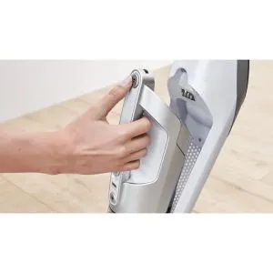 Прахосмукачка Bosch BCH3P2301, Cordless Handstick Vacuum cleaner 2 in 1 Flexxo Gen2, Serie 4, 2 Ah, 23V, 81 dB(A), AllFloor Power Brush with LED, White