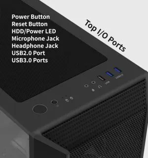 Zalman кутия Case ATX - I3 NEO Black - RGB, Mesh