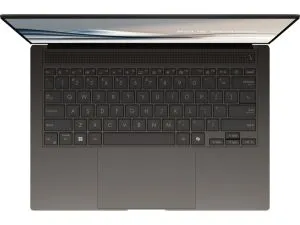 Laptop Asus Zenbook S UX5406SA-PZ281X, INTEL LNL Ultra 7 32GB, 14" OLED (WQXGA+(WQ+) 2880X1800 16:10), 32GB LPDDR5X (16 GB on BD), 1TB SSD, Backlit Chiclet Keyboard, Windows 11 Pro, Zumaia Gray