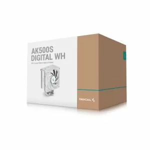 DeepCool охладител за процесор CPU Cooler - AK500S Digital White