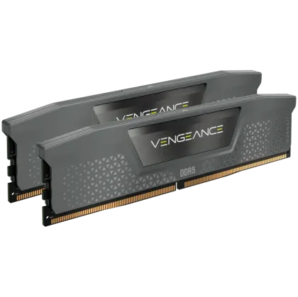 CORSAIR VENGEANCE DDR5 64GB (2x32GB) DDR5 5600 CL40-40-40-77 1.25V Desktop Memory AMD EXPO Memory - Grey,  0840006698166