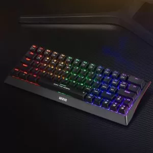 Marvo Wireless Gaming Mechanical keyboard Hecate 61WR Black - KG962W-R - Bluetooth 5.0, 63 keys
