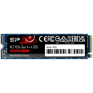Silicon Power UD85 2TB SSD PCIe Gen 4x4 PCIe Gen 4x4 & NVMe1.4, 3DNAND, HBM, 5 year warranty -Max 3600/2800 MB/s
