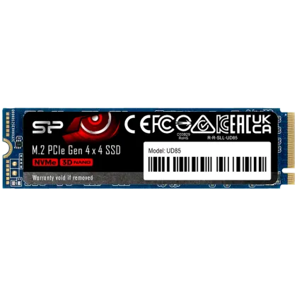 Silicon Power UD85 2TB SSD PCIe Gen 4x4 PCIe Gen 4x4 & NVMe1.4, 3DNAND, HBM, 5 year warranty -Max 3600/2800 MB/s