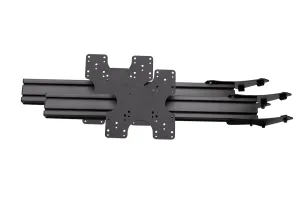 Next Level Racing Elite Freestanding Triple Monitor Stand Add On Carbon Grey