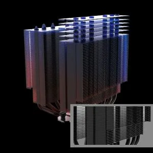 Zalman охладител CPU Cooler CNPS14X DUO Black - Dual-Tower - LGA1851/AM5