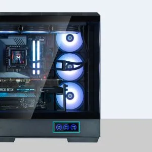Zalman кутия Case ATX - P50 DS Black - Digital Display, Addressable RGB