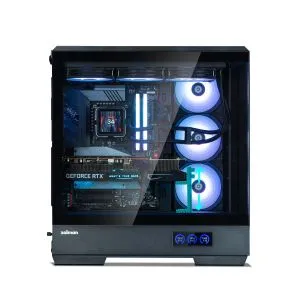 Zalman кутия Case ATX - P50 DS Black - Digital Display, Addressable RGB