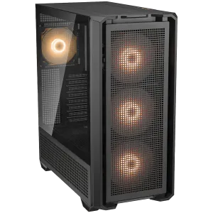 COUGAR MX600 PC Case, Mid Tower, Black