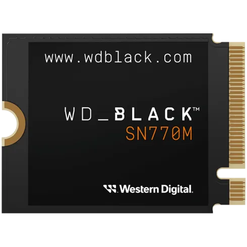 SSD WD Black SN770M 1TB M.2 2230 PCIe Gen4 x4 NVMe, Read/Write: 5150/4900 MBps, IOPS 740K/800K, TBW: 600