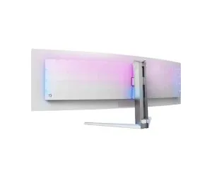 Монитор Philips 49M2C8900L, 48.9" QD-OLED Curved 1800R, 5120x1440@144Hz, 0.03 GtG, 1000cd m/2, 1.000.000:1, Mega Infinity DCR, Adaptive Sync, FlickerFree, Blue Light Soft., 7.5Wx4+DTS, Tilt, Height Adjust, Swivel, 2xHDMI, DP, USB hub