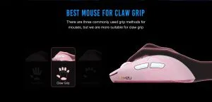 Lamzu професионална геймърска мишка ATLANTIS MINI [Champion Edition] 1K (8K compatible) - Wireless Gaming Mouse - Light Pink