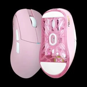 Lamzu професионална геймърска мишка ATLANTIS MINI [Champion Edition] 1K (8K compatible) - Wireless Gaming Mouse - Light Pink