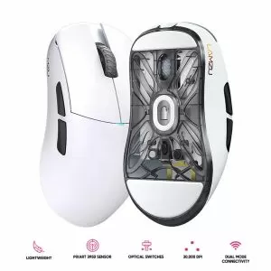 Lamzu професионална геймърска мишка ATLANTIS MINI [Champion Edition] 1K (8K compatible) - Wireless Gaming Mouse - Panda White