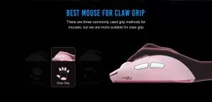 Lamzu професионална геймърска мишка ATLANTIS MINI [Champion Edition] 1K (8K compatible) - Wireless Gaming Mouse - Panda White