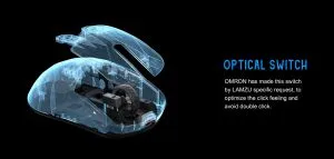 Lamzu професионална геймърска мишка MAYA X 8K - Wireless Gaming Mouse - Black