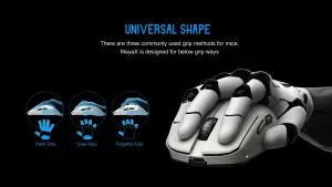 Lamzu професионална геймърска мишка MAYA X 8K - Wireless Gaming Mouse - Black
