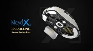 Lamzu професионална геймърска мишка MAYA X 8K - Wireless Gaming Mouse - Black