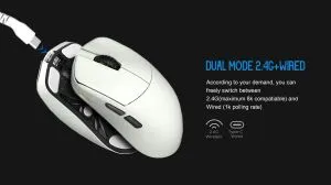 Lamzu професионална геймърска мишка MAYA X 8K - Wireless Gaming Mouse - Black