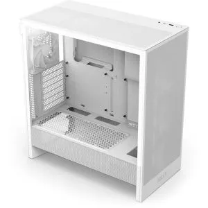 Кутия NZXT H5 Flow RGB 2024 White, Mid-Tower