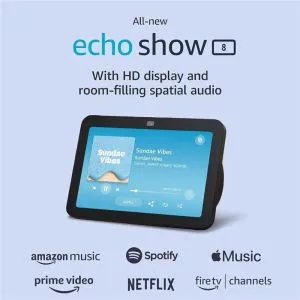 Amazon Echo Show 8 (Gen 3), Multimedia Speaker, Display, Charcoal