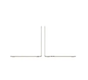 Лаптоп Apple 15-inch MacBook Air: Apple M3 chip with 8-core CPU and 10-core GPU, 16GB, 256GB SSD - Starlight