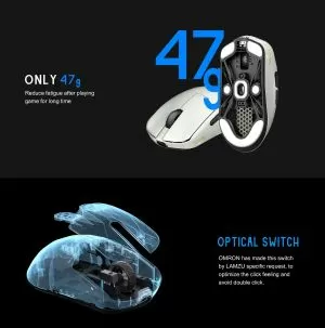 Lamzu MAYA X 8K - Wireless Gaming Mouse - Purple Shadow