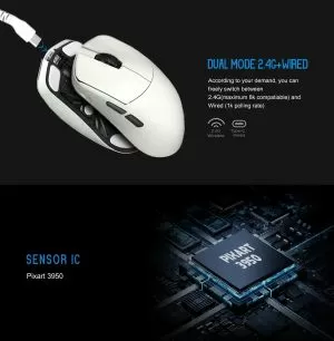 Lamzu MAYA X 8K - Wireless Gaming Mouse - Purple Shadow