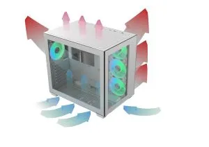Raijintek кутия Case ATX - PAEAN C7 WHITE TG4