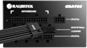 Raijintek PSU ATX 3.0 1000W Gold - CRATOS 1000 BLACK
